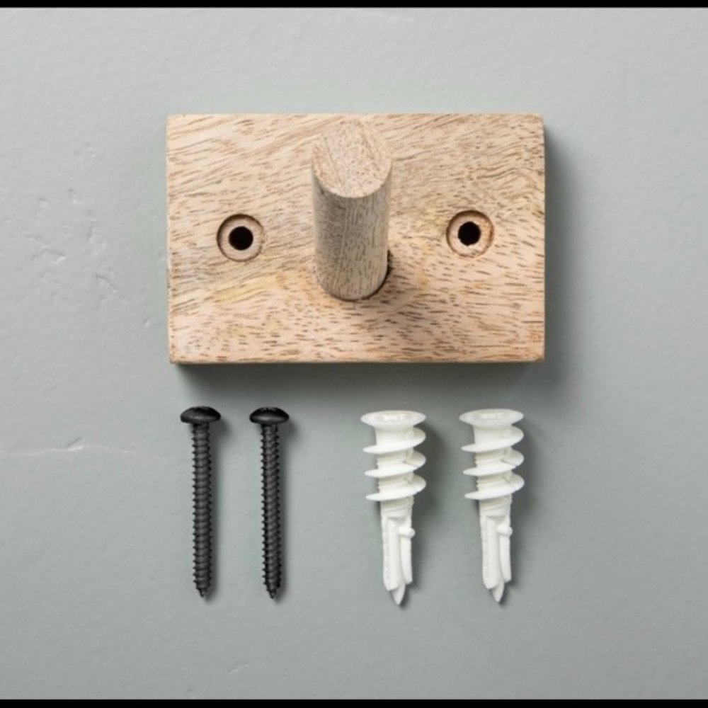 Hearth and Hand with Magnolia - Single wooden wall hook NEW